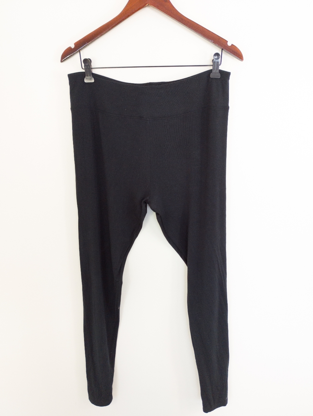 Cuddl Duds Softwear With Stretch Leggings Black Large